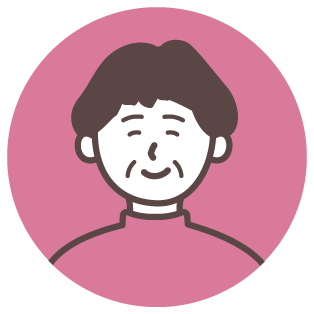 80代女性のお客様イメージ
