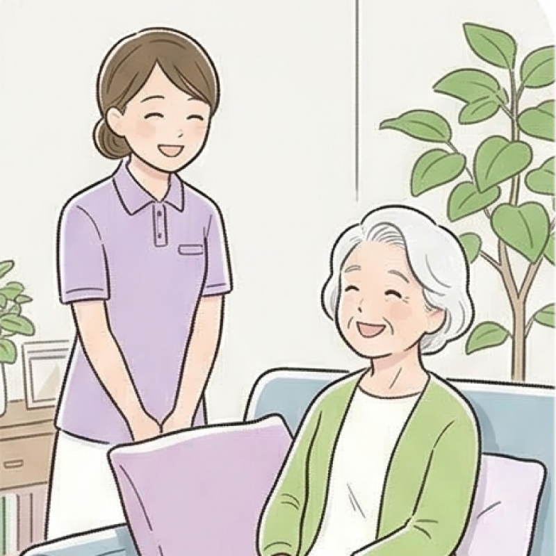 家族の笑顔のイラスト